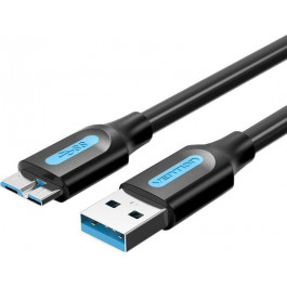   Vention USB to Micro USB Type-B 3m Black (COPBI)