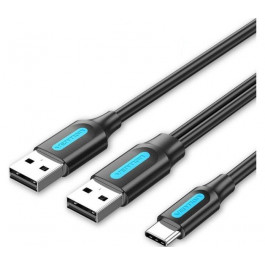   Vention USB to USB Type-C 0.5m Black (CQKBD)