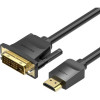 Vention DVI to HDMI 2m Black (ABFBH) - зображення 1