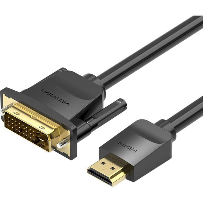 Vention DVI to HDMI 2m Black (ABFBH) - зображення 1