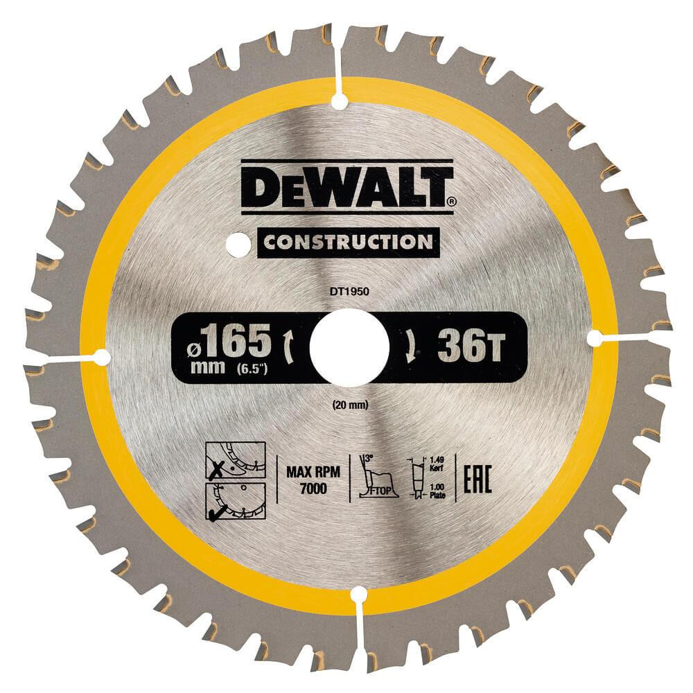 DeWALT Диск пильный DeWALT DT1950 - зображення 1