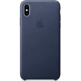   Apple iPhone XS Leather Case - Midnight Blue (MRWN2)