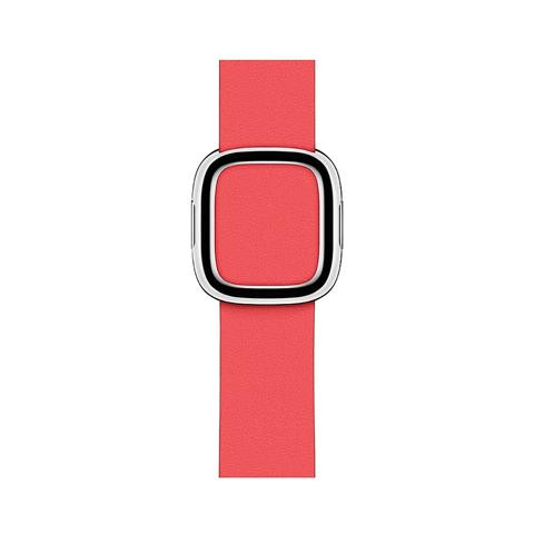 Apple Кожаный ремень  Modern Buckle для 45mm/ 44mm/ 42mm  Watch Peony Pink Medium (MTQQ2) - зображення 1