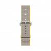 Apple Ремешок  Woven Nylon Band Yellow/Light Grey для  Watch 42mm/44mm (MNKJ2) - зображення 1