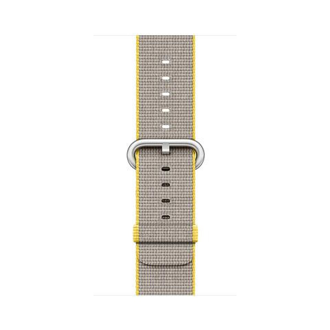 Apple Ремешок  Woven Nylon Band Yellow/Light Grey для  Watch 42mm/44mm (MNKJ2) - зображення 1