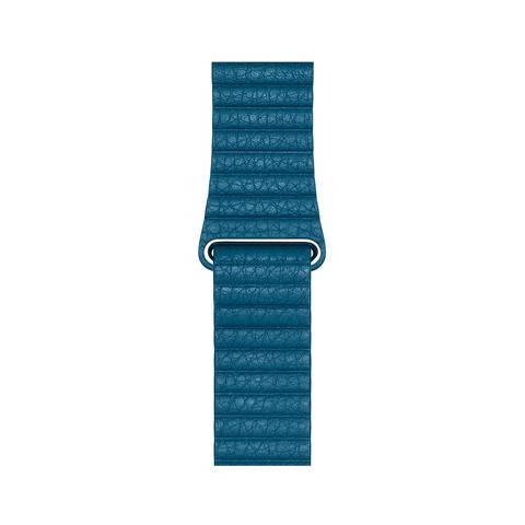 Apple Leather Loop Medium Cape Cod Blue for 42mm/44mm Watch (MTH92) - зображення 1