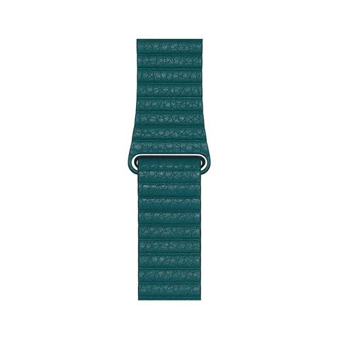 Apple Peacock Leather Loop - Medium (MXPM2) для  Watch 42/44mm - зображення 1