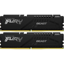   Kingston FURY 64 GB (2x32GB) DDR5 6000 MHz Beast (KF560C30BBK2-64)