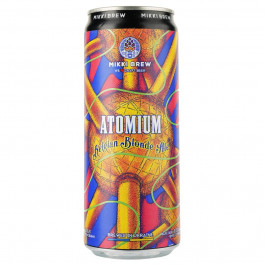   Mikki Brew Пиво  Atomium, світле, нефільтроване, 6,5%, 0,33 л, з/б (4820183001863)