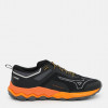 Mizuno Чоловічі кросівки для бігу  Wave Ibuki 4 J1GJ227361 44 (9.5UK) 28.5 см Black/White/Carrot Curl (5059 - зображення 1