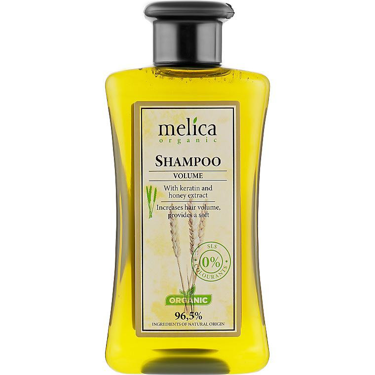 Melica organic Organic Volume Shampoo 300 ml Шампунь с кератином и экстрактом мёда (4770416340606) - зображення 1