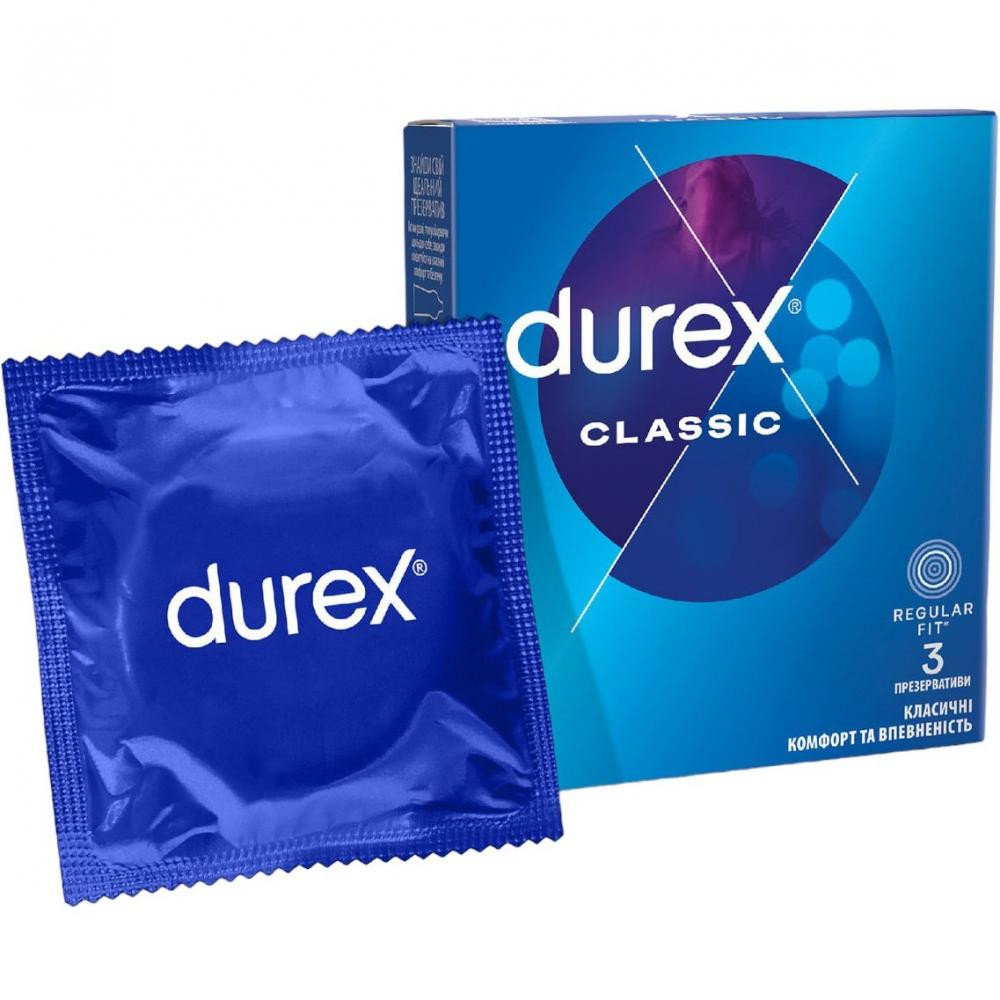 Durex Classic 3 шт (5010232954250) - зображення 1