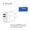 ACCLAB AL-TC224 2хUSB 5В/2,4A/12W White (1283126538834) - зображення 4