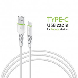   Intaleo CBFLEXT1 USB to USB Type-C 1.2 m White (1283126568534)