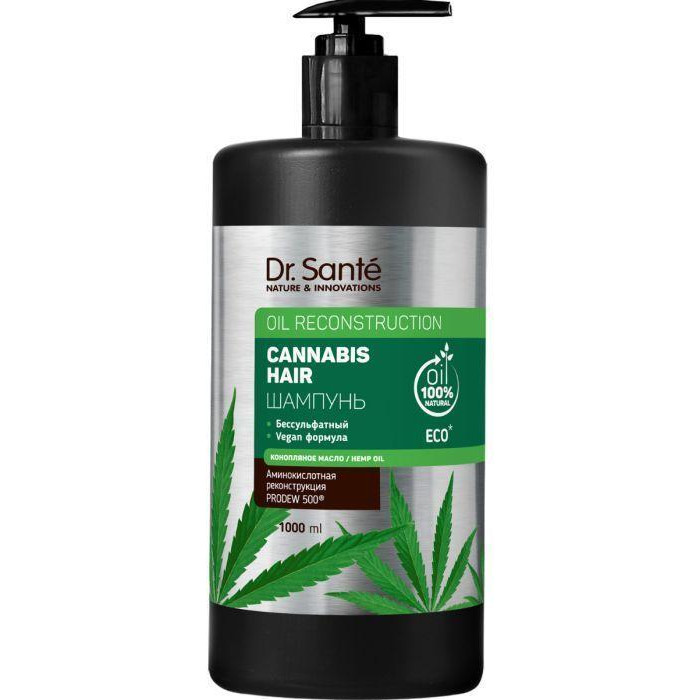 Dr. Sante cannabis hair шампунь 1000мл (8588006039290) - зображення 1