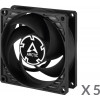 Arctic P8 PWM PST 5-Fan Pack Black (ACFAN00154A) - зображення 2