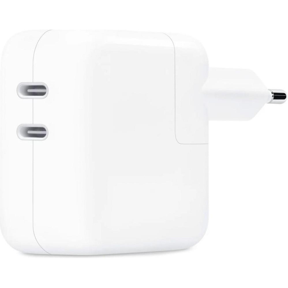 Apple A2676 35W Dual USB-C White (MW2K3) - зображення 1