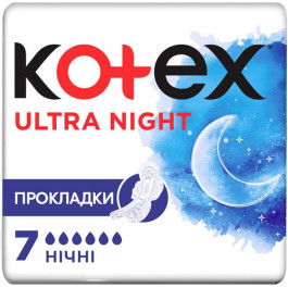   Kotex Гігієнічні прокладки  Ultra Night 7 (5029053540108)