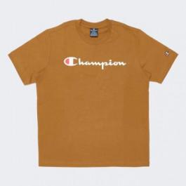   Champion Коричнева чоловіча футболка  Crewneck T-Shirt cha219206-RUE