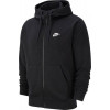 Nike Чорна чоловіча кофта  M Nsw Club Hoodie Fz Ft BV2648-010 - зображення 1