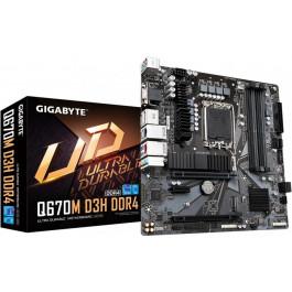   GIGABYTE Q670M D3H DDR4