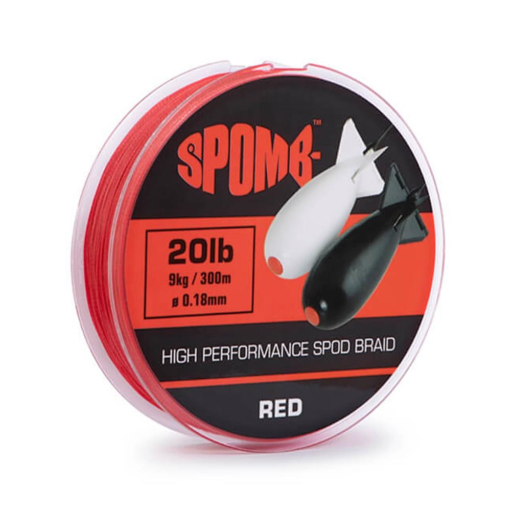 Spomb High Performance Spod Braid / Red / 0.18mm 300m 9kg (DBL001) - зображення 1