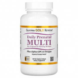   California Gold Nutrition Prenatal MultiVitamin 60 капсул