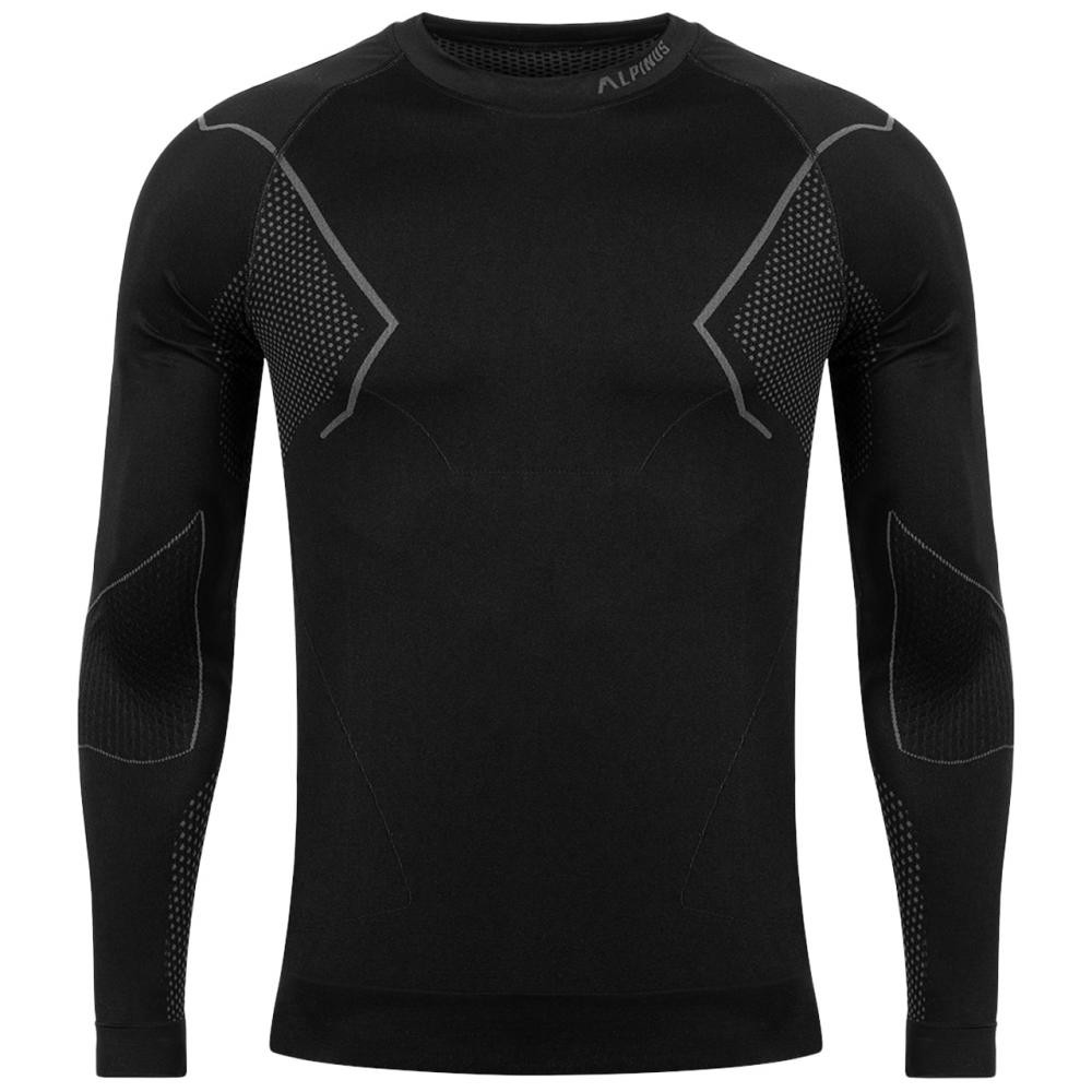 Alpinus Термоактивна футболка  Active Base Layer - Чорна M - зображення 1