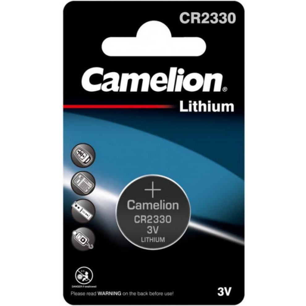 Camelion CR-2330 bat(3B) Lithium 1шт (CR2330-BP1) - зображення 1