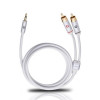 Oehlbach I-Connect Mini-Jack to 2 RCA Set 3.0 m White (60005) - зображення 1