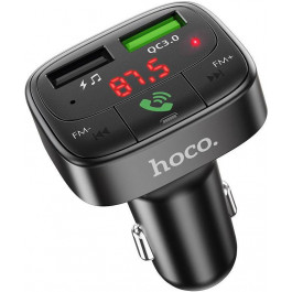   Hoco E59 Promise QC3.0 car BT FM transmitter Black