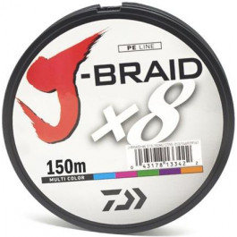   Daiwa J-Braid X8 Multicolor (0.10mm 150m 6.00kg)