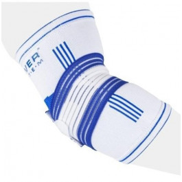   Power System Фіксатор ліктя  Elbow Support Pro White/Blue L/XL (PS-6007_L/XL_White-Blue)