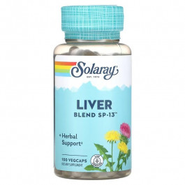   Solaray Защита печени, Liver Blend SP-13, , 100 капсул (SOR-02130)