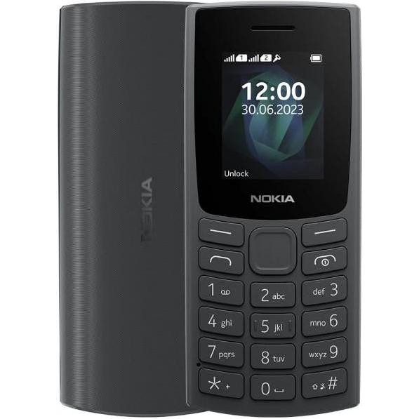 Nokia 105 DS 2023 Charcoal (1GF019CPA2C01) - зображення 1