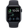 Apple Watch SE 2 GPS 44mm Midnight Aluminum Case w. Midnight S. Band - S/M (MNTF3) - зображення 2