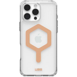   URBAN ARMOR GEAR iPhone 16 Pro Max, Plyo Magsafe, Ice/Gold (114481114381)