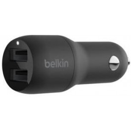   Belkin Boost Up Charge Dual USB-A Car Charger 24W (CCB001BTBK)