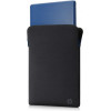 HP 15.6 Reversible Protective Black/Blue Laptop Sleeve (2F1X7AA) - зображення 4