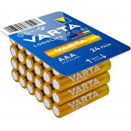   Varta AAA bat Alkaline 24шт Longlife Box (04103301124)