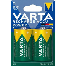   Varta D 3000mAh NiMh 2шт POWER ACCU (56720101402)