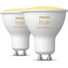 Philips Hue White Ambiance GU10 350Lm 4.3W ZigBee Bluetooth Apple HomeKit 2шт. (929001953310) - зображення 2