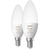 Philips HUE Ambiance E14 5.3W 2000-6500K RGB ZigBee Bluetooth dimm 2шт (929002294205) - зображення 1