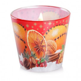 Bartek Candles Свічка у склі  Різдвяний апельсин, 115 г (5901685057950)