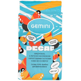   Gemini Decaffeinato мелена 250 г (4820156432083)