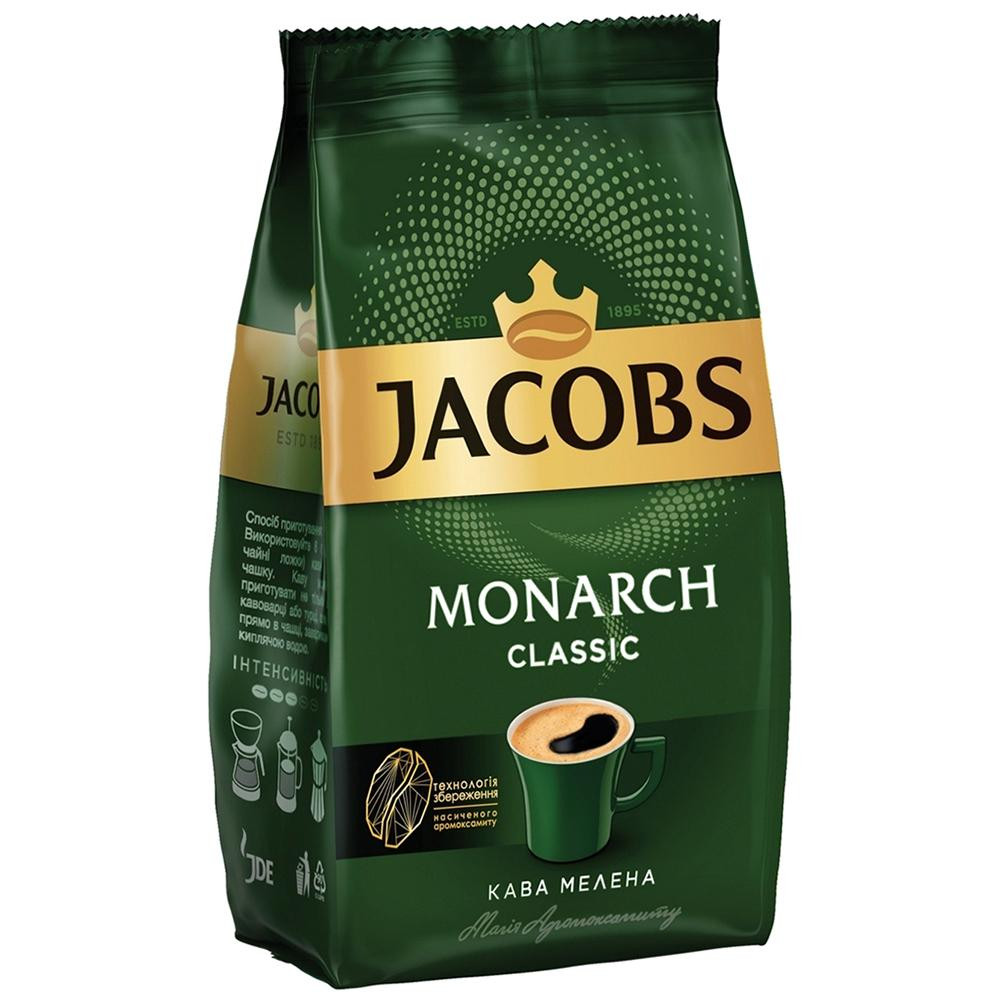 Jacobs Monarch Classic молотый 70 г (8714599101834) - зображення 1