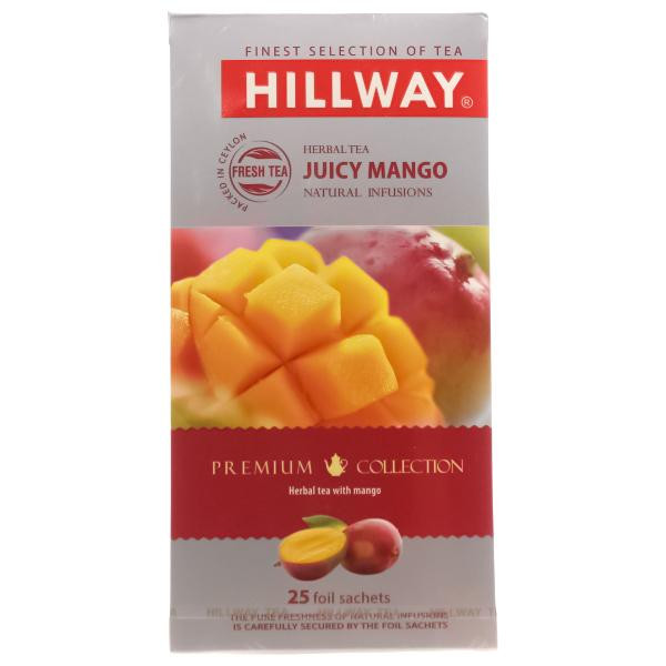 Hillway Чай трав'яний  Juicy Mango з манго 1.5 г х 25 шт (8886300990270) - зображення 1