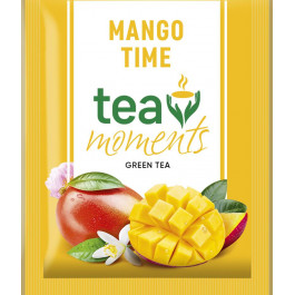   Tea Moments Чай зелений  Mango Time зі смаком манго 1.6 г х 50 шт (4823118601565)