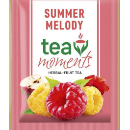   Tea Moments Чай фруктово-ягідний  Summer Melody зі смаком малини 1.6 г х 50 шт (4823118601664)