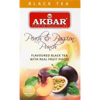   Akbar Чай чорний цейлонський  PeachPassion Punch, 20х2 г (5014176014667)